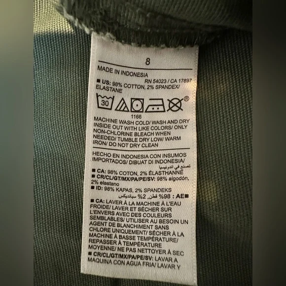 Old Navy High Rise Olive Chinos for Women - Picture 4 of 5